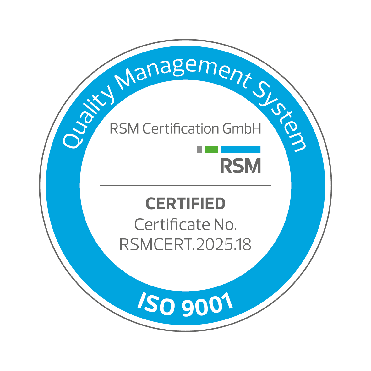 ISO 9001 Siegel